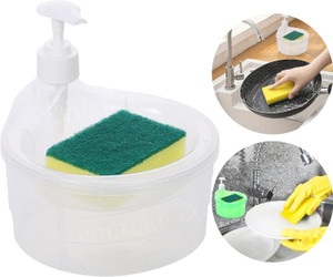 ALL THINGS MORE SHOP 2 in 1 Liquid soap Dispenser with Pump and Sponge 1 L Conditioner, Soap Dispenser Price in India - Buy ALL THINGS MORE SHOP 2 in 1 Liquid