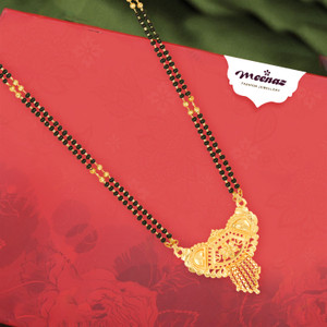 MEENAZ Mangalsutra Chain Necklace set Pendant Tanmaniya Long