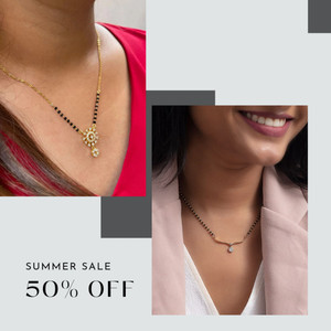 Gleve Gleve Exclusive Short Gold Mangalsutra Tanmanniya Brass