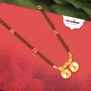 MEENAZ one gram gold jewellery mangalsutra for women chain design bridal wedding gold Alloy Zinc Copper Metal Crystal Mother of Pearl Brass Mangalsutra Price in India Buy MEENAZ one gram gold