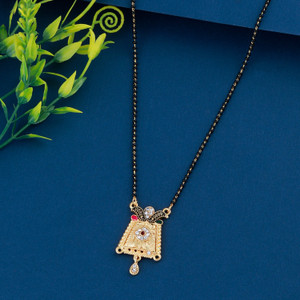 ShreejiHuf Stylish Square Design Jewellery Mangalsutra for Women