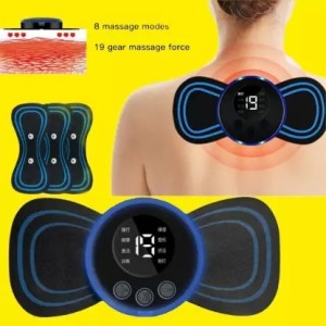 LCD Display Electric Wrist Neck Massager 8Modes 19 Gears Cervical