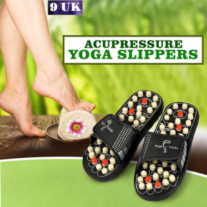 ZURU BUNCH Magnetic Therapy Yoga Paduka Spring Acupressure Slippers for Men and Women the Solution for All Problems and Dual Benefits Massager ZURU