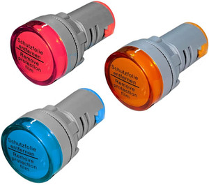Leyden 12 220V AC DC R Y B Multiple Voltage LED Round Indicator 22mm Panel Indicator Test Indicator Price in India Buy Leyden 12 220V AC DC R Y B Multiple Voltage LED Round Indicator 22mm Panel Indica...