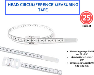 3S Head Circumference Tape Measure for New Born to 9 Years 23 Inch Pack of 25pcs Measurement Tape Price in India Buy 3S Head Circumference Tape Measure for New Born to