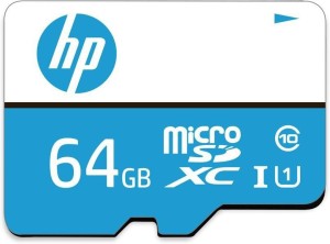 HP U1 64 GB MicroSDXC Class 10 100 MB/s  Memory Card