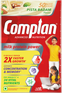 Nutrition Drink Powder for Children, Pista Badam Flavour, Carton