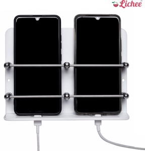 LICHEE Double Mobile Holder Stand for Phone Charging, Remote Holding Mobile Holder
