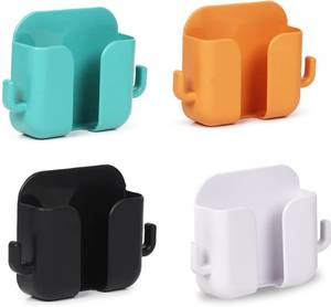 M/S DSNS Wall Stand For Mobile Charging | AC TV Remote Wall Mount Holder | Pack OF 4 Mobile Holder