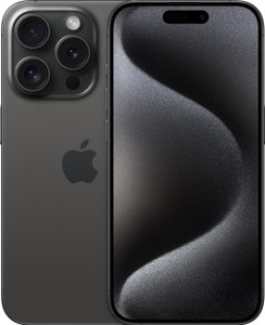 Apple iPhone 15 Pro (Black Titanium, 256 GB)
