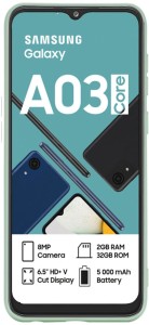 SAMSUNG Galaxy A03 Core (Green, 32 GB)(2 GB RAM)