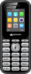 Micromax X379+ (Black+Grey)