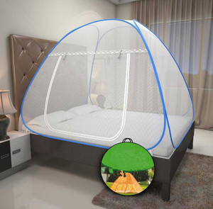 MOSCO CARE Polyester Adults Washable Foldable Mosquito Net Flexible for Double Bed King Size Bed Queen Size Bed Mosquito Net Price in India Buy MOSCO CARE Polyester Adults Washable Foldable Mosquito N...