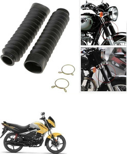 SRPHERE Motorcycle Front Fork Cover Shock Protector Dust Guard For Hero Passion Pro Motorcycle Fork Cover Price in India Buy SRPHERE Motorcycle Front Fork Cover Shock Protector Dust Guard For Hero