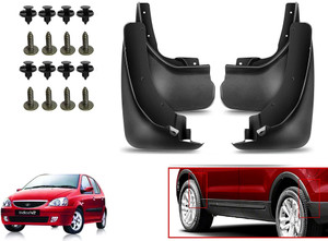 AUTO PEARL Front Mud Guard Rear Mud Guard For Tata Indica V2 NA