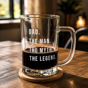 Legend Edition Premium Glass - Gift for Dads Glass Beer Mug