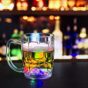 Flashing beer mug on sale