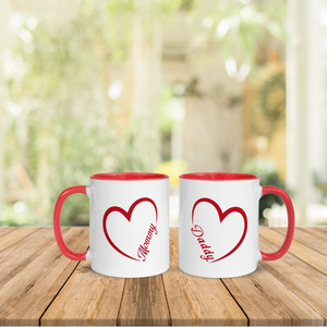 V Kraft Best mom dad Ever Unique dad mom Quote Printed Stylish