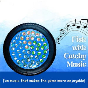Myhoodwink Musical Fishing Game with 45 Fishes Catch a Fish Pond 4