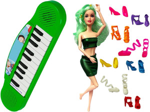 Barbie on sale piano set