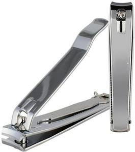 Premium Stainless Steel Nail Clipper (Set of 1) with Nail File | Sharp & Durable