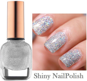 Silver shop nail paint