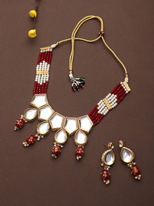 Kundan choker clearance necklace flipkart
