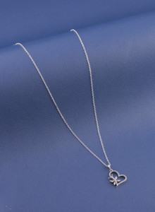 VPCREATION Cubic Zirconia Diamond Silver Plated Silver Copper