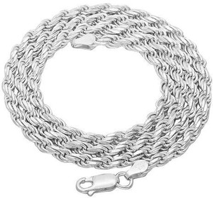 Silver top cord chain