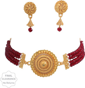 Crystal choker gold cheap