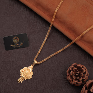 brado jewellery Gold Plated 22Inch Traditional Fashion Jewellery Pendant Chain for Women Girls Gold plated Plated Alloy Necklace Price in India Buy brado jewellery Gold Plated 22Inch Traditional Fashi...