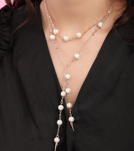 BLINE WESTERN DOUBLE LAYER NECKLACE Pearl Gold plated Plated Alloy Necklace Price in India Buy BLINE WESTERN DOUBLE LAYER NECKLACE Pearl Gold plated Plated Alloy Necklace Online at Best Prices in Indi...