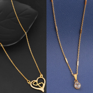 Light weight discount gold chain set