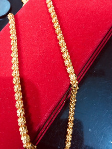 Happy Jewellery chandramukhi design brass chain women and girl
