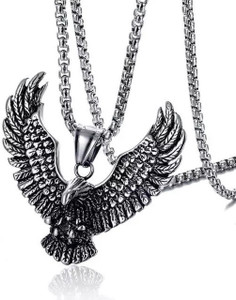 Mens outlet eagle necklace