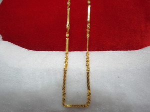 vks trading Gold plated Chain Brass Women Baby Girls Girls 001