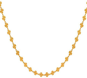 iStar Jewels Adorable Golden Floral Design Chain For Women Girls Anniversary Gift for Wife Gold plated Plated Metal Chain Price in India Buy iStar Jewels Adorable Golden Floral Design Chain For Women