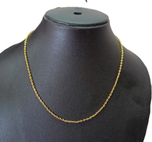 Haryali Gold plated 16 inch baby golden chain for baby girl and