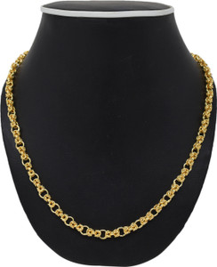 city sign Gold plated frill bold design handmade Necklace Chain Brass Chain Price in India Buy city sign Gold plated frill bold design handmade Necklace Chain Brass Chain Online at Best