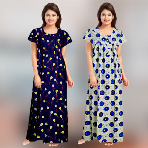 Flipkart women's cotton nighties store