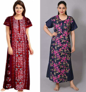 Pure cotton nighty flipkart shop