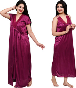 Flipkart satin on sale nighty