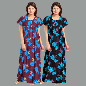 SNM FASHIONS Women Nighty Set Buy SNM FASHIONS Women Nighty Set
