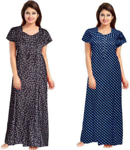 Flipkart night dress cotton sales