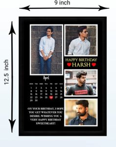 GD Kraft Wood Wall Photo Frame