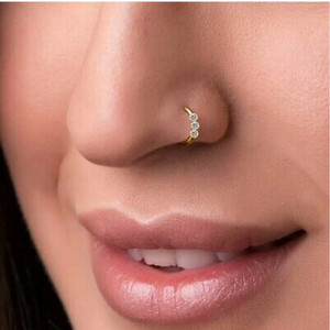 RENU CREATION Gold plated Plated Metal Alloy Brass Tungsten Nose Ring Price in India Buy RENU CREATION Gold plated Plated Metal Alloy Brass Tungsten Nose Ring Online at Best Prices in India