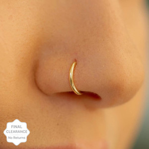 Under shop nose ring