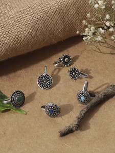 Oxidised nose hot sale pin flipkart