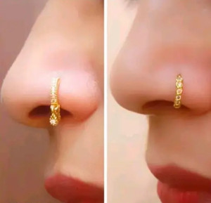 Shree shyam shopee Gold plated Plated Alloy Nose Ring Price in India Buy Shree shyam shopee Gold plated Plated Alloy Nose Ring Online at Best Prices in India Flipkart