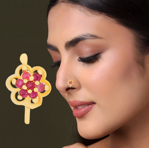 Gold big nose discount pin